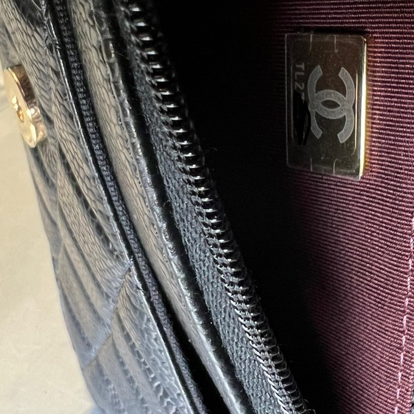 ‼️SOLD‼️CHANEL Wallet on Chain WOC caviar GHW magnetic closure - Picture 11 of 12